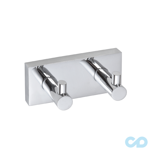 Планка с двумя крючками Bemeta Beta 132405202 хром