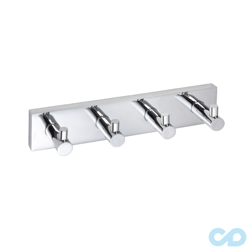 Планка з чотирма гачками Bemeta Beta 132405212 хром