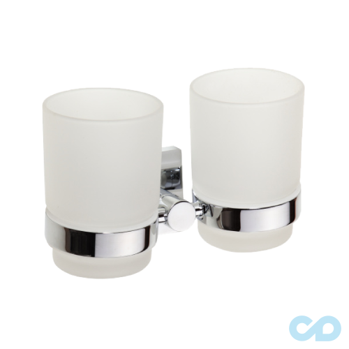 Тримач зубних щіток Bemeta Beta 132110022 хром подвійний