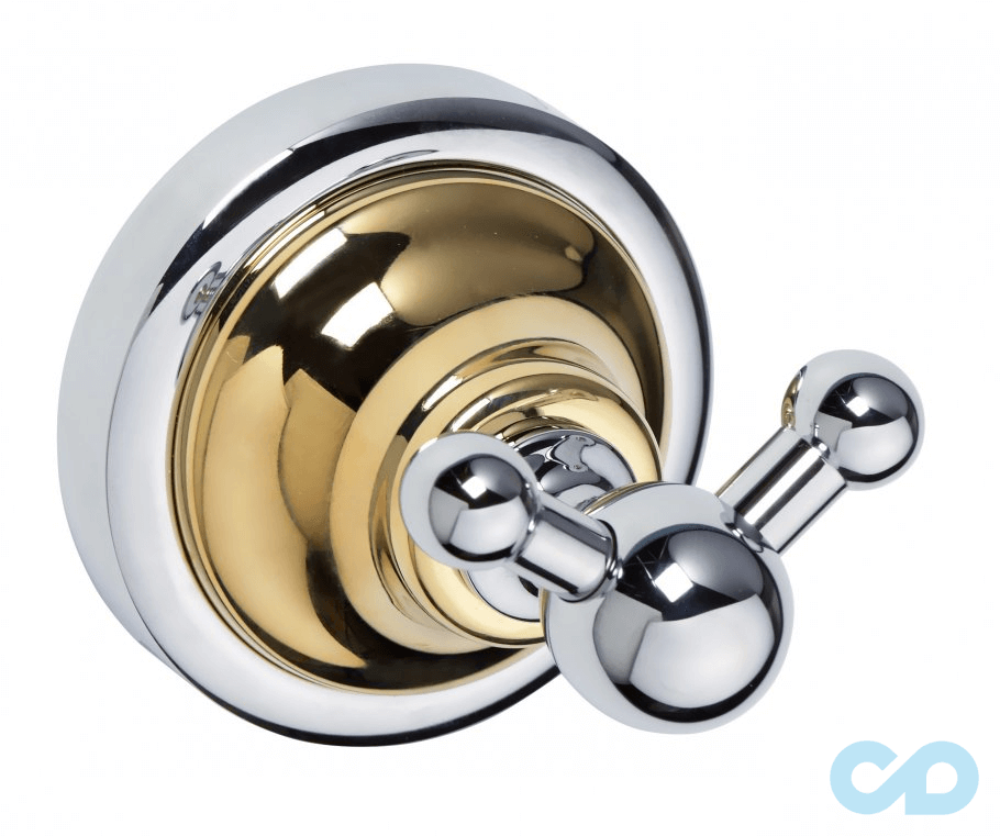 Крючок Bemeta Retro 144206038 золото/хром двойной