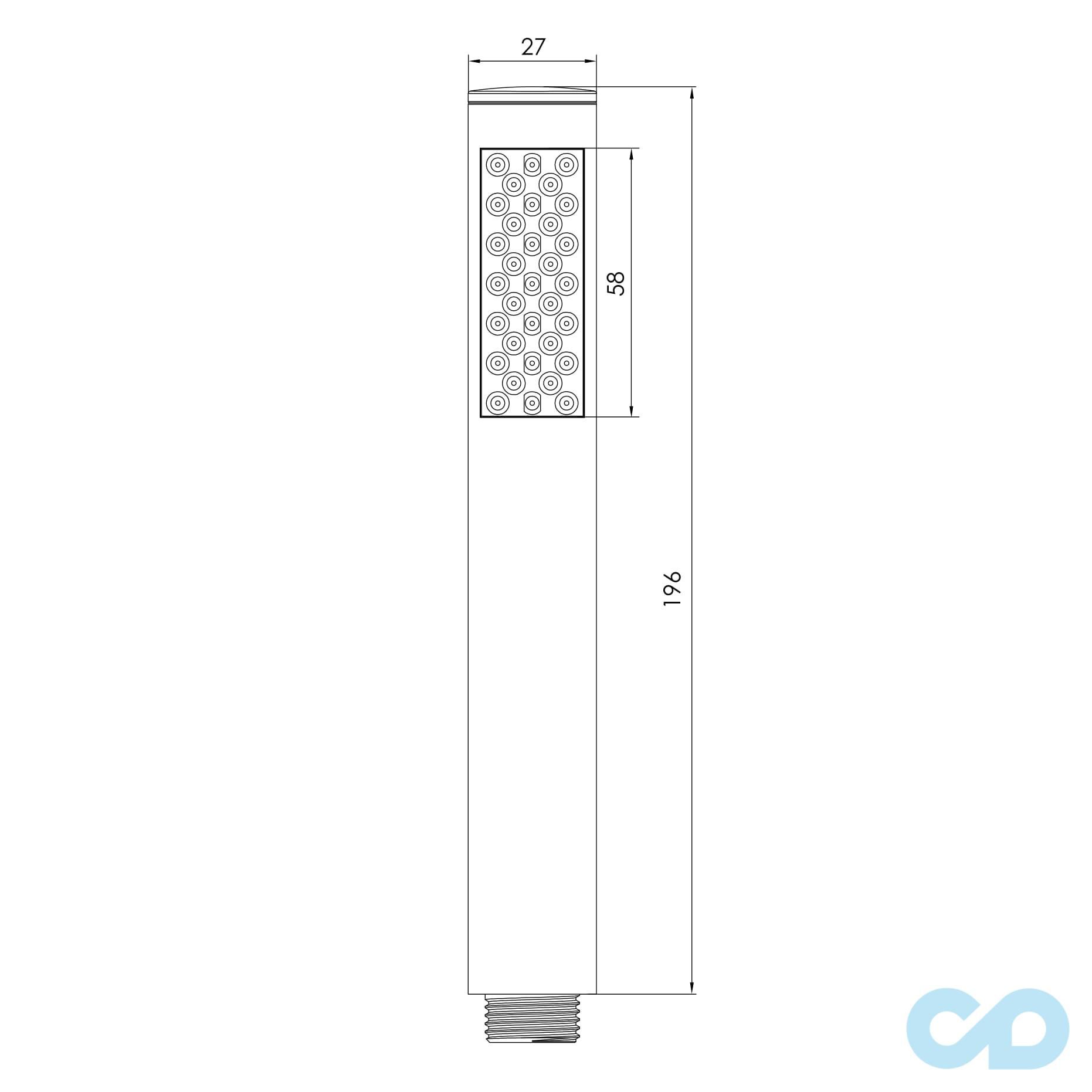 креслення Душовий гарнітур Imprese Brenta ZMK071901100