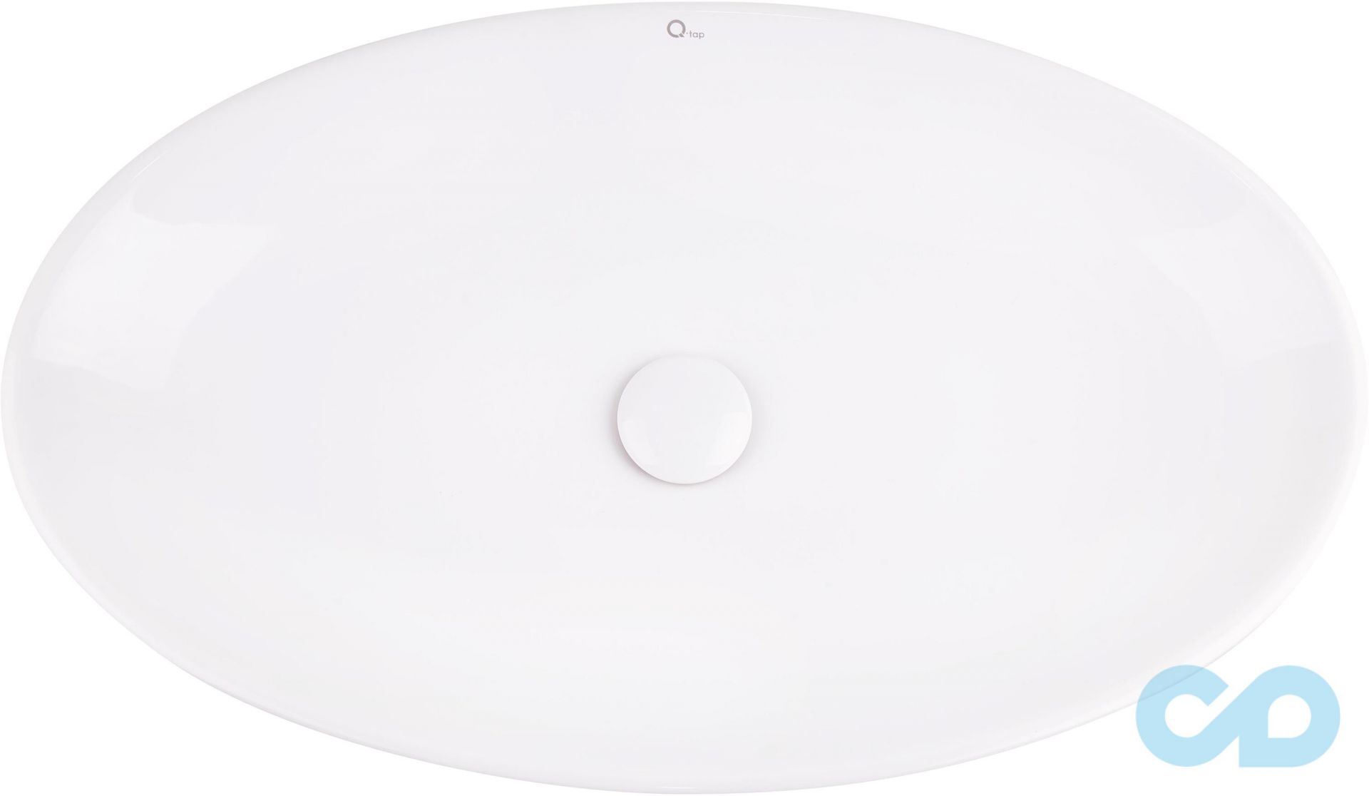 ціна Накладний умивальник Q-tap ​​Dove WHI 40148/F008