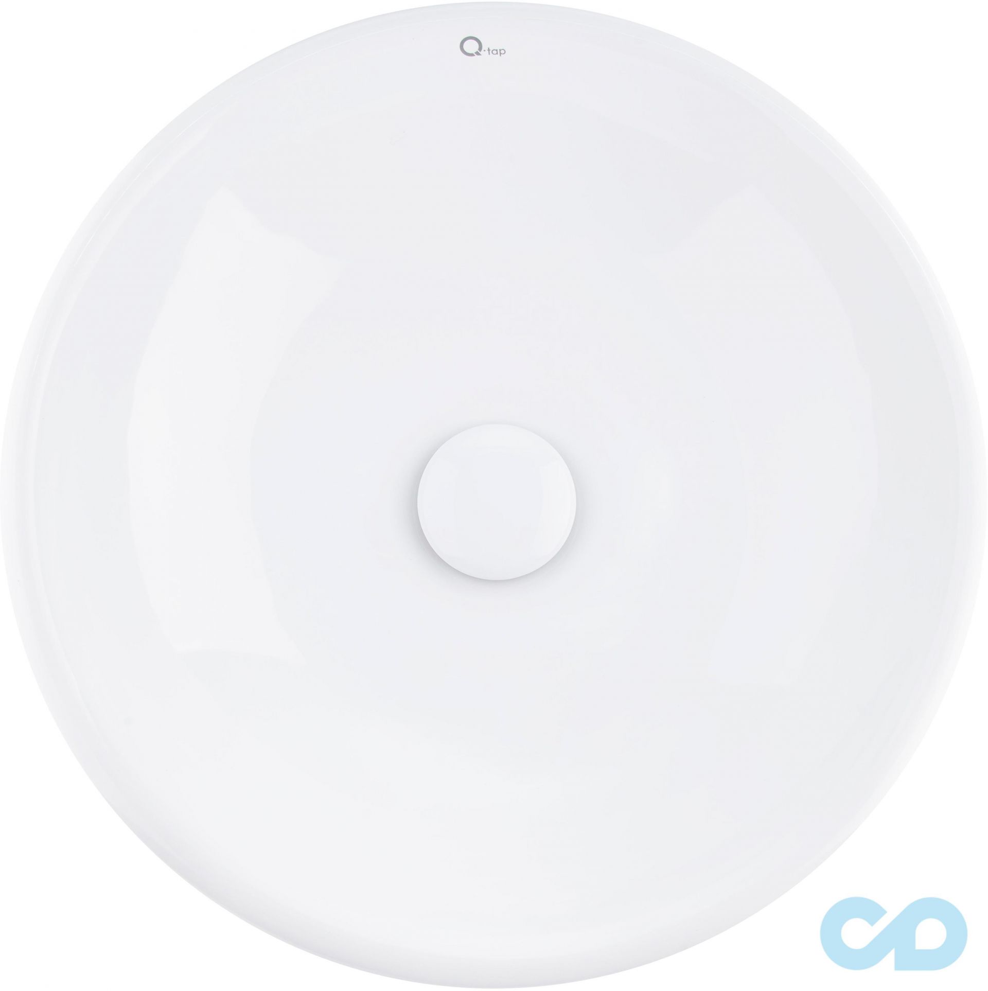 купити Накладний умивальник Q-tap ​​Owl WHI 415/F008