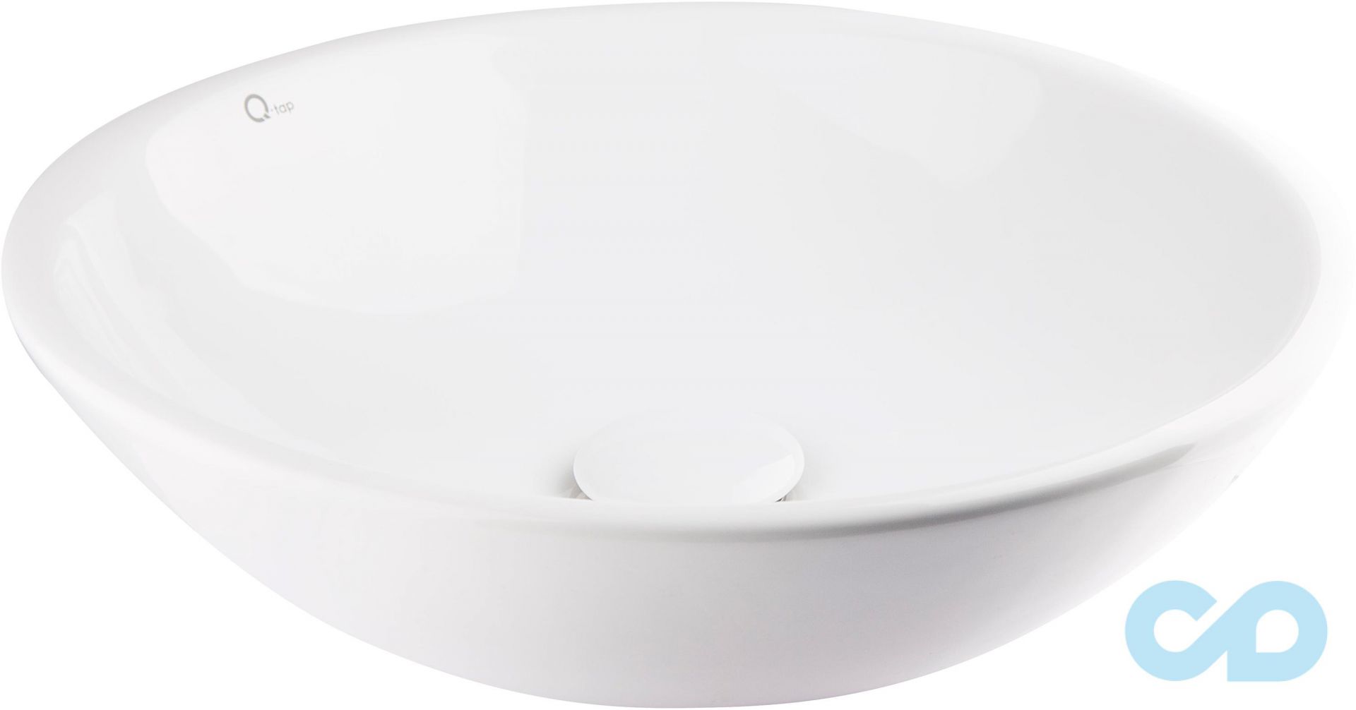 Накладний умивальник Q-tap ​​Owl WHI 415/F008