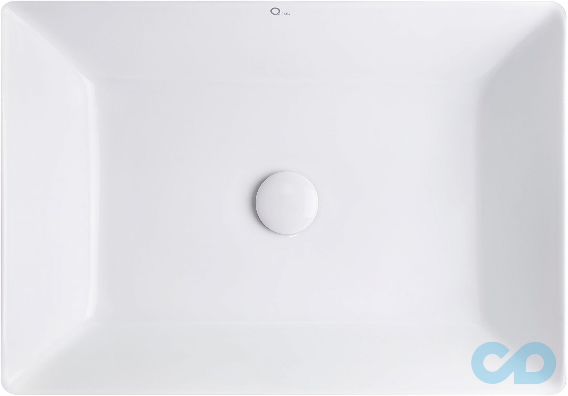 купити Накладний умивальник Q-tap ​​Tit WHI 41292/F008