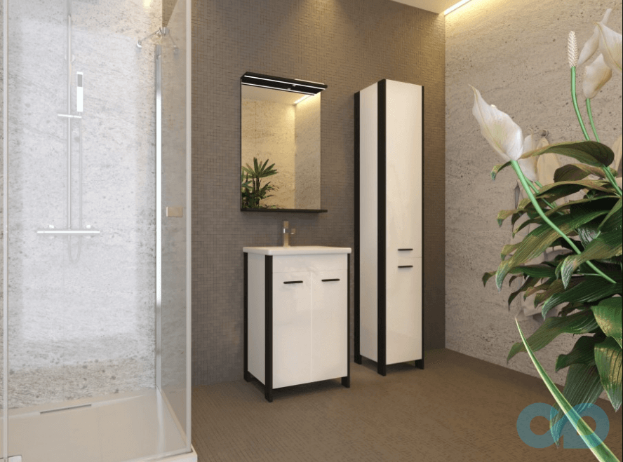 фото Тумба з умивальником Juventa Brooklyn Br-65 біла