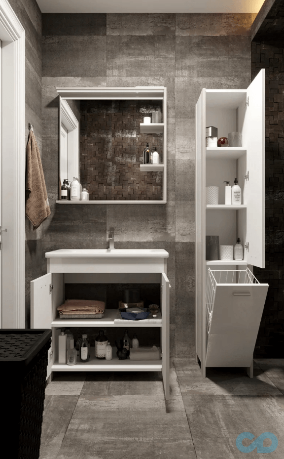 Тумба з умивальником Juventa Brooklyn Br-65 біла ціна