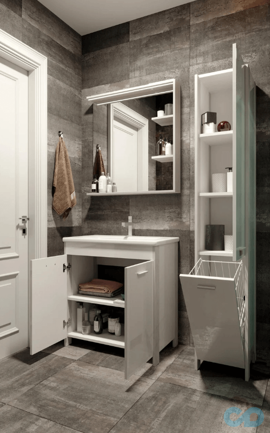 купити Тумба з умивальником Juventa Brooklyn Br-65 біла