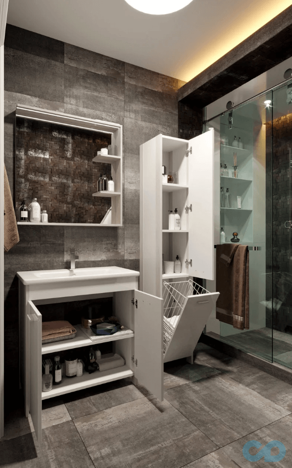 Тумба з умивальником Juventa Brooklyn Br-80 біла ціна