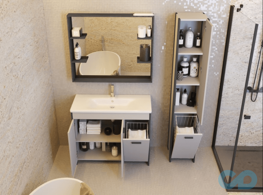 Тумба з умивальником Juventa Brooklyn Br-100 біла (з кошиком) ціна