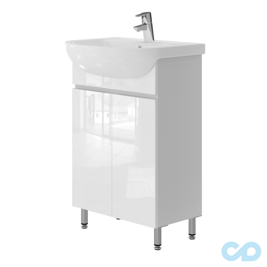 Тумба з умивальником Juventa Monika M1-55 біла