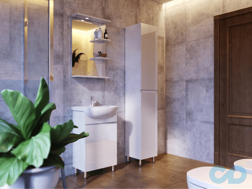 Тумба з умивальником Juventa Monika M1-55 біла ціна