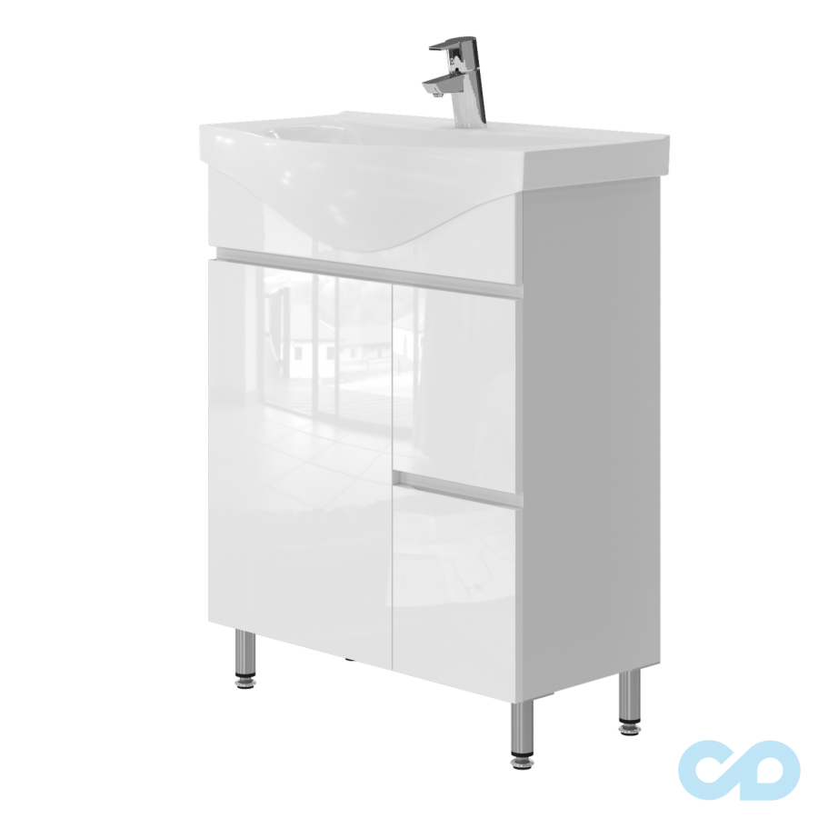 Тумба з умивальником Juventa Monika M3-65 біла