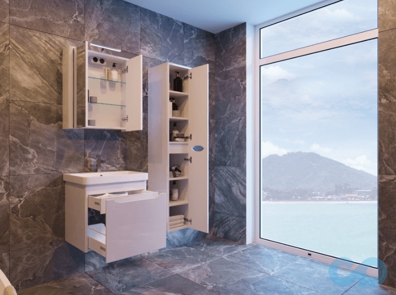 Тумба з умивальником Juventa Livorno Lvr-60 біла купити