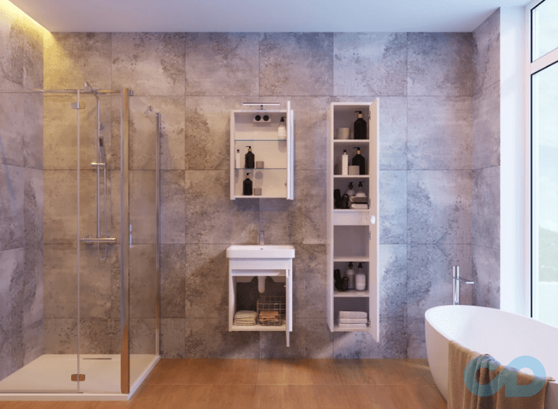 Дзеркальна шафа Juventa Livorno LvrMC-50 білий купити