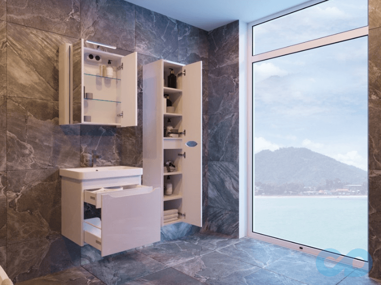 ціна Дзеркальна шафа Juventa Livorno LvrMC-60 білий