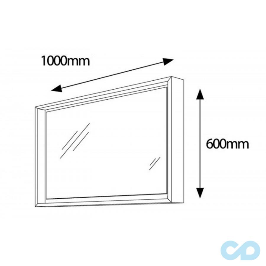 креслення Дзеркальна панель Botticelli Sequetto TrM-100 бордова