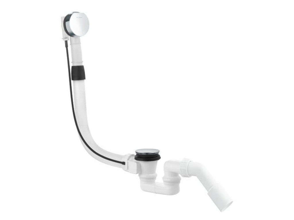 Злив-перелив Kludi Rotexa 2000 2140405-00 хром білий