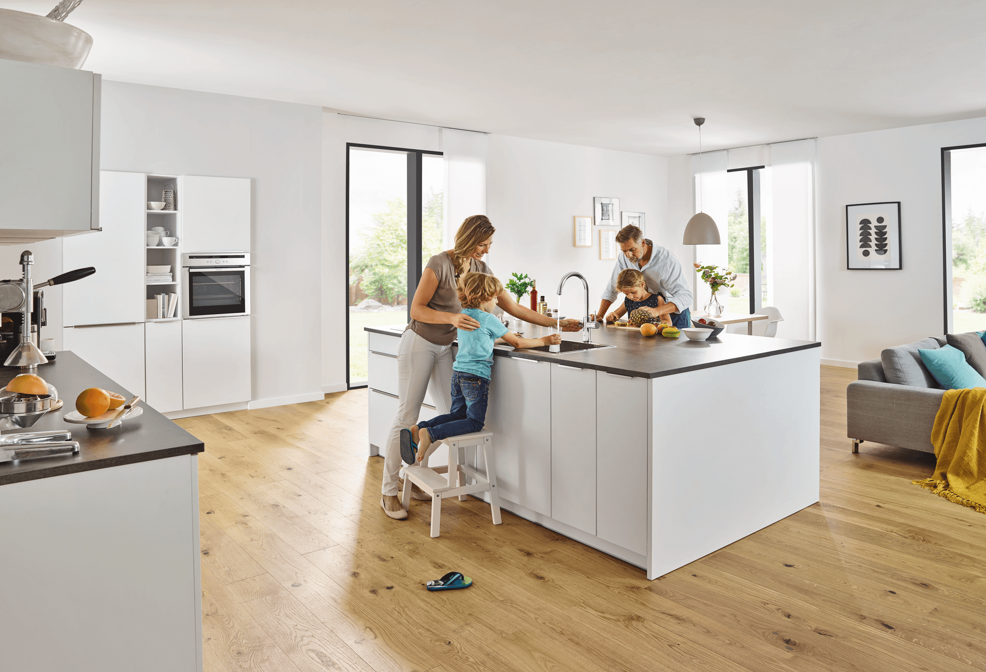 дизайн Кухонний змішувач з фільтром Grohe Blue Home 31455001