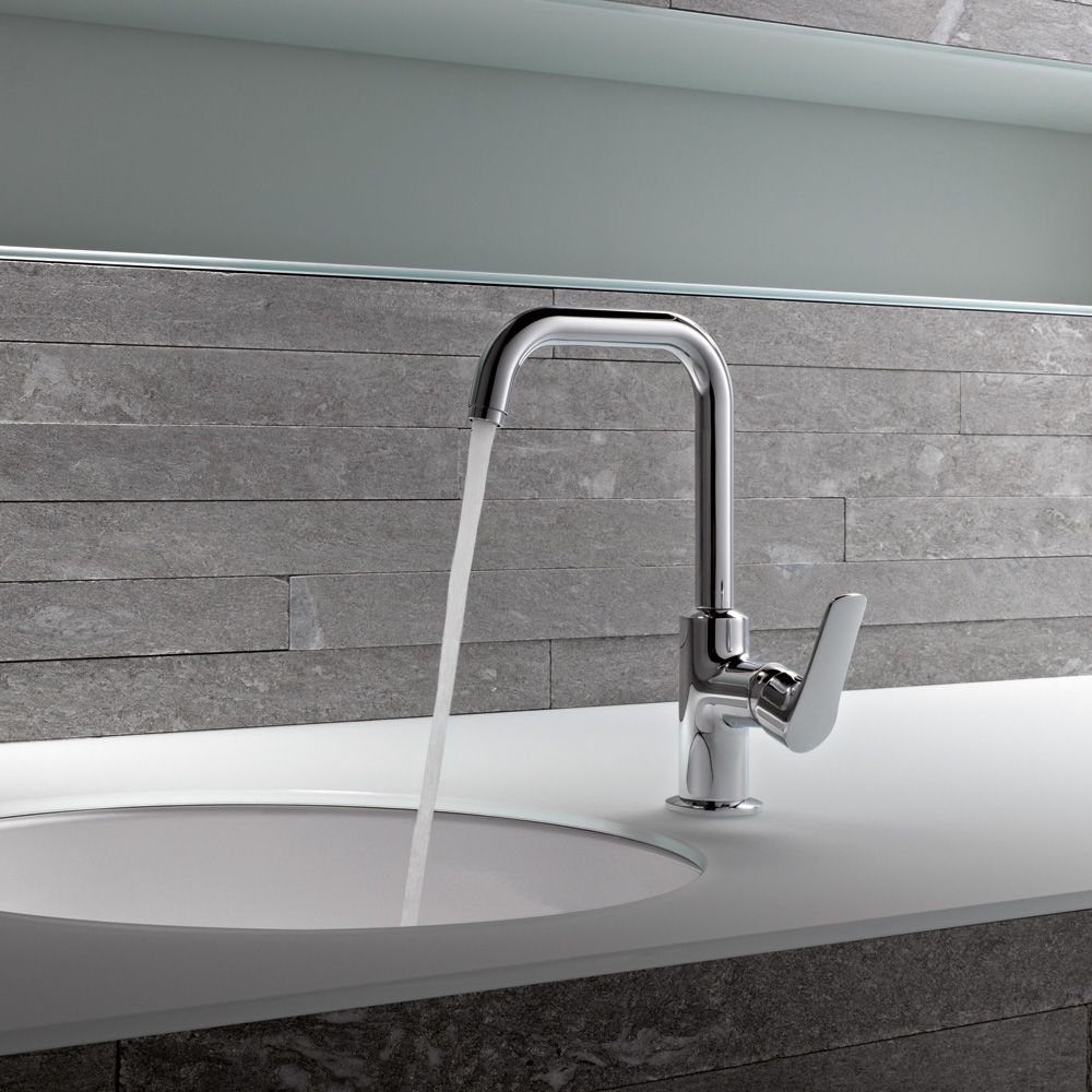 купити Змішувач для раковини Kludi Objekta 320240575 без донного клапана хром