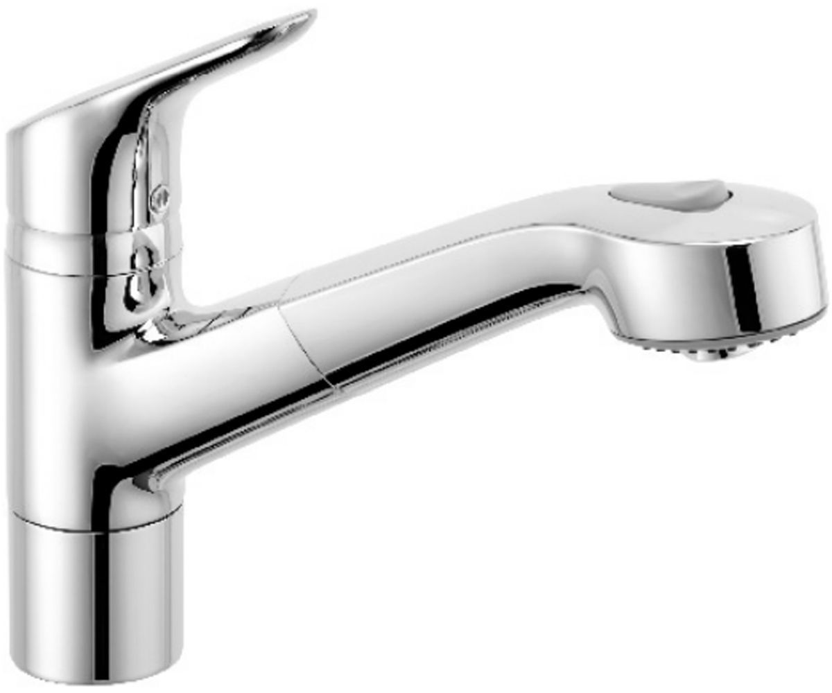 Кухонний змішувач Kludi Objekta 325810575 з висувним виливом хром