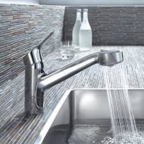 купити Кухонний змішувач Kludi Objekta 325810575 з висувним виливом хром