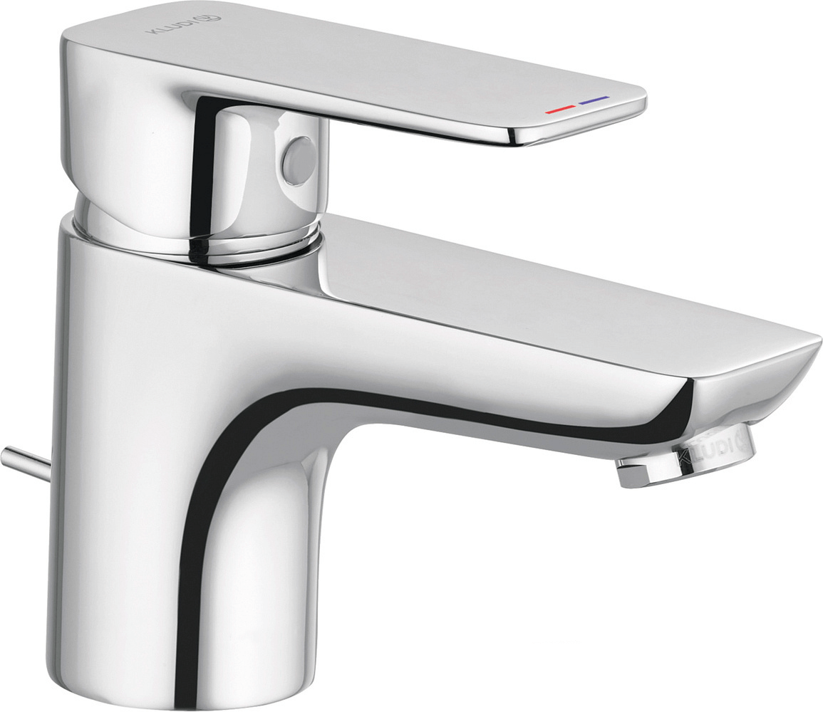 Змішувач для раковини Kludi Pure & Style 403850575 з донним клапаном хром