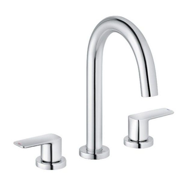 Змішувач для раковини Kludi Pure & Style 403930575 на 3 отвори хром