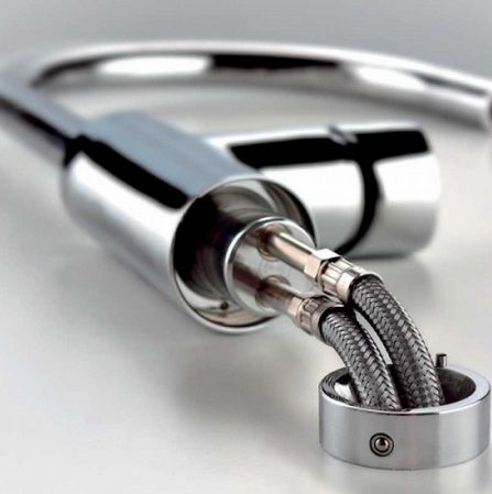 Кухонний змішувач Kludi Bingo Star 428570578 з байонетним кріпленням хром ціна