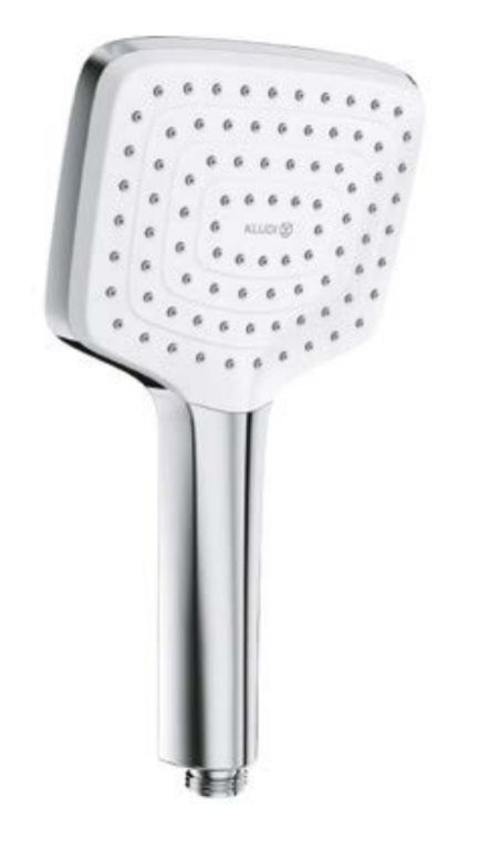 Ручна лійка 1S Kludi Freshline 6450005-00 прямокутна хром/білий