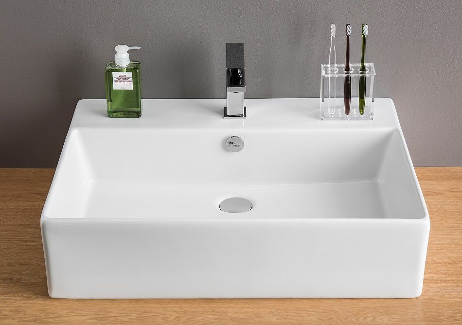 ціна Раковина на стільницю ArtCeram Quadro 65 QUL003