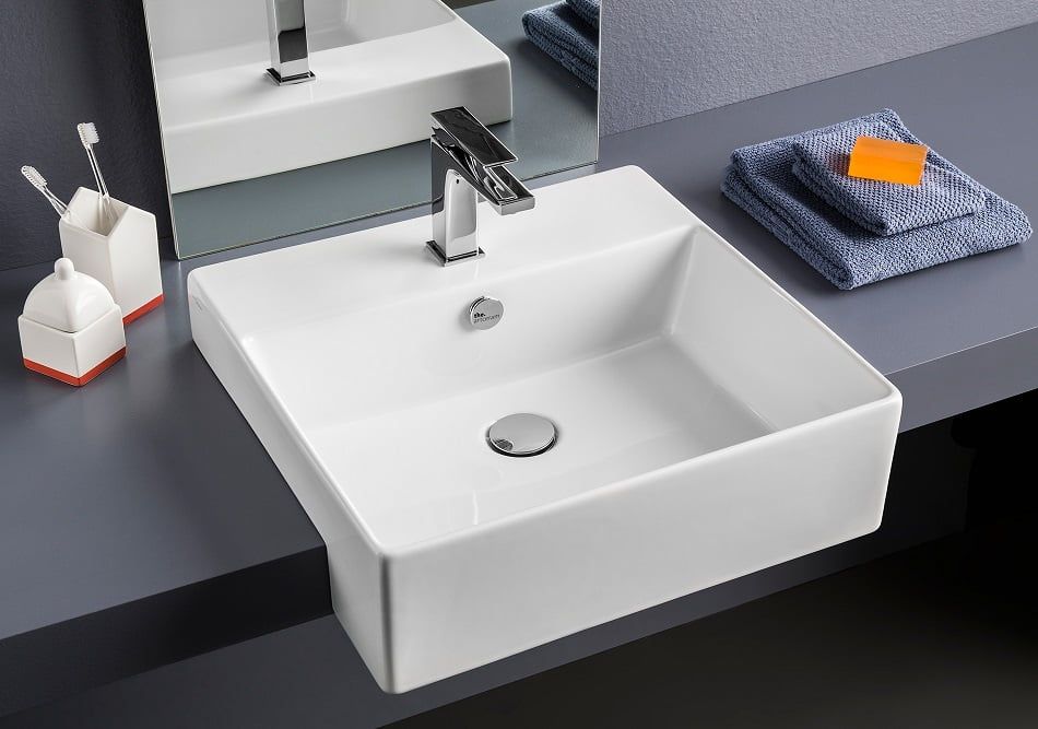 ціна Раковина полувстраіваемие Artceram Quadro 50 Semi Recessed QUL004