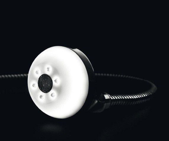 фото Кухонний змішувач Nobili Luce LC00117CR з підсвічуванням