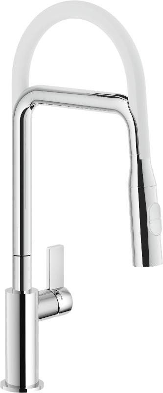 Кухонний змішувач Nobili Flag FL96400CR хром/білий