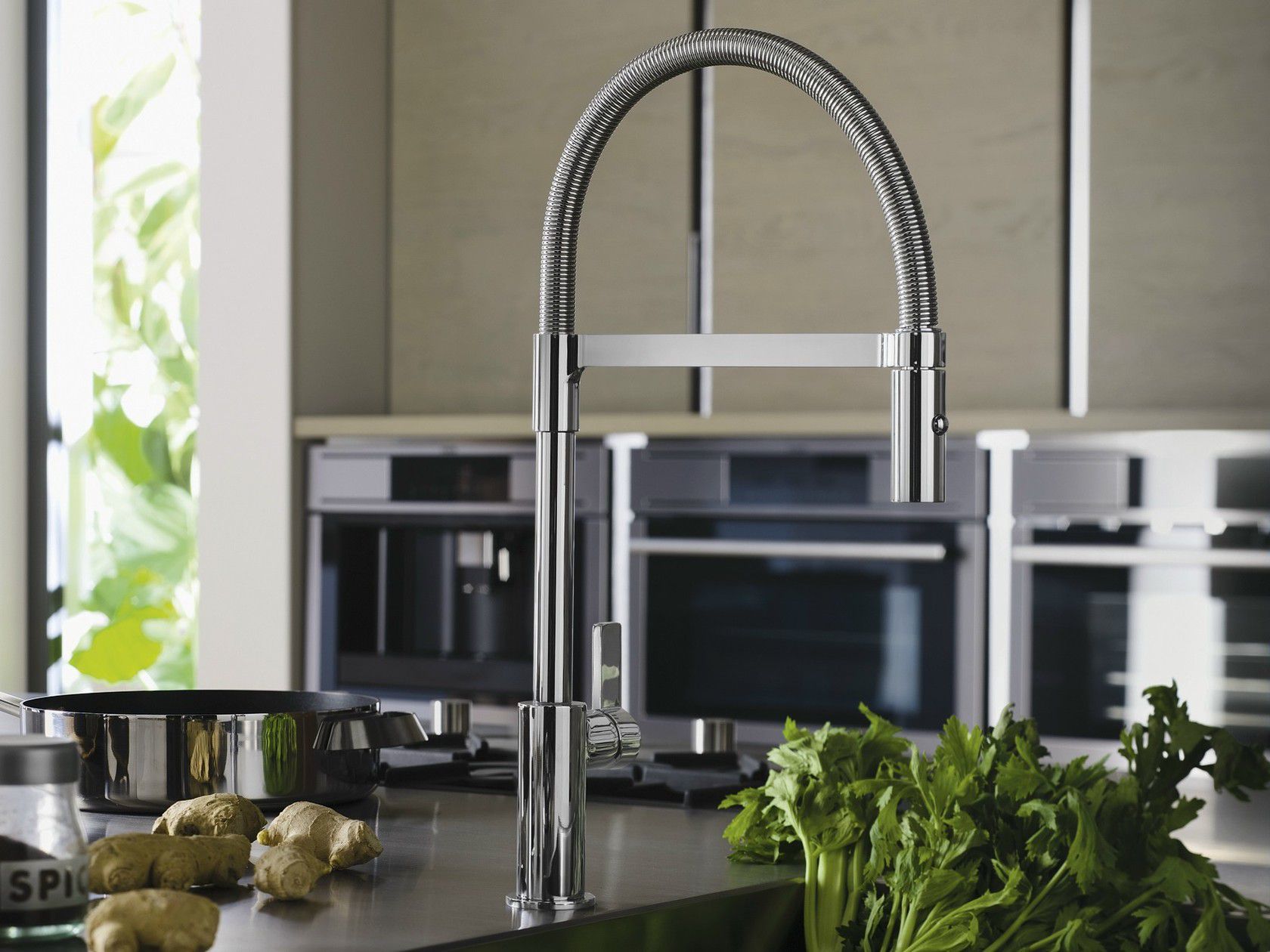 купити Кухонний змішувач Nobili Flag FL96320/1CR пружинний