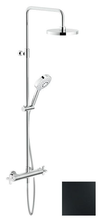 Душевая система Nobili Lira LR116030/50BM черная матовая