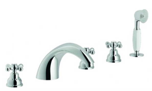 Змішувач для ванни і душа Nobili Grazia WEBK204/GRCR