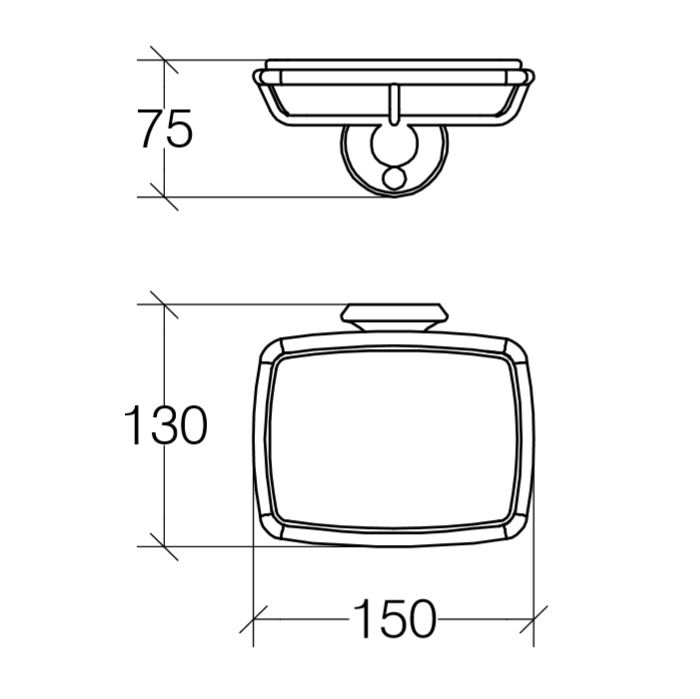 креслення Мильниця Lineabeta Venessia 52902.29