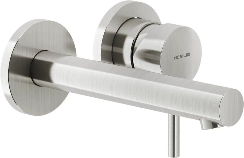 Змішувач для раковини Nobili Live LV00499/1IX нержавіюча сталь