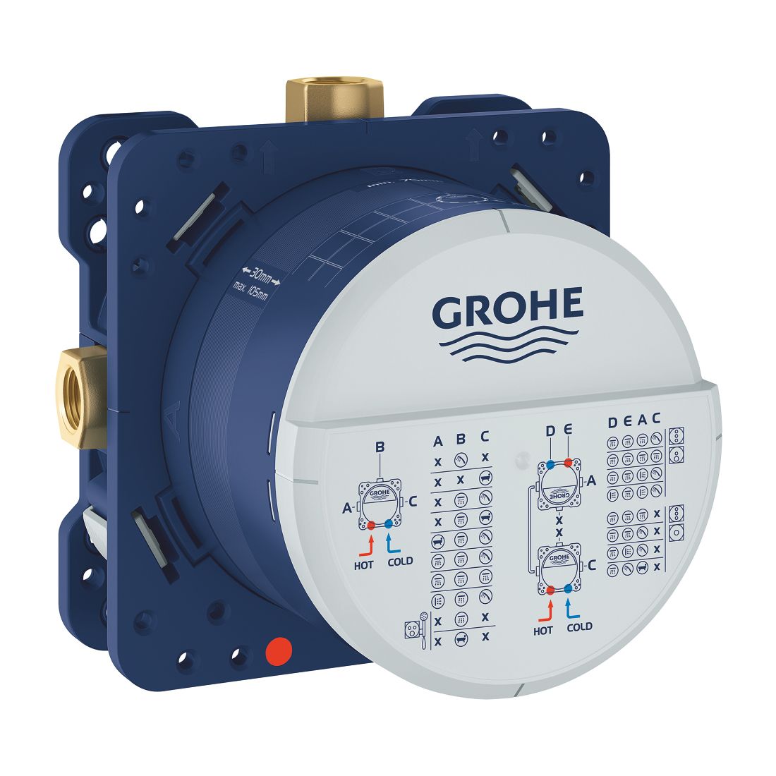 Душова система Grohe Grohtherm 26458000 + 35600000 + 26406001 + 24076000  ціна