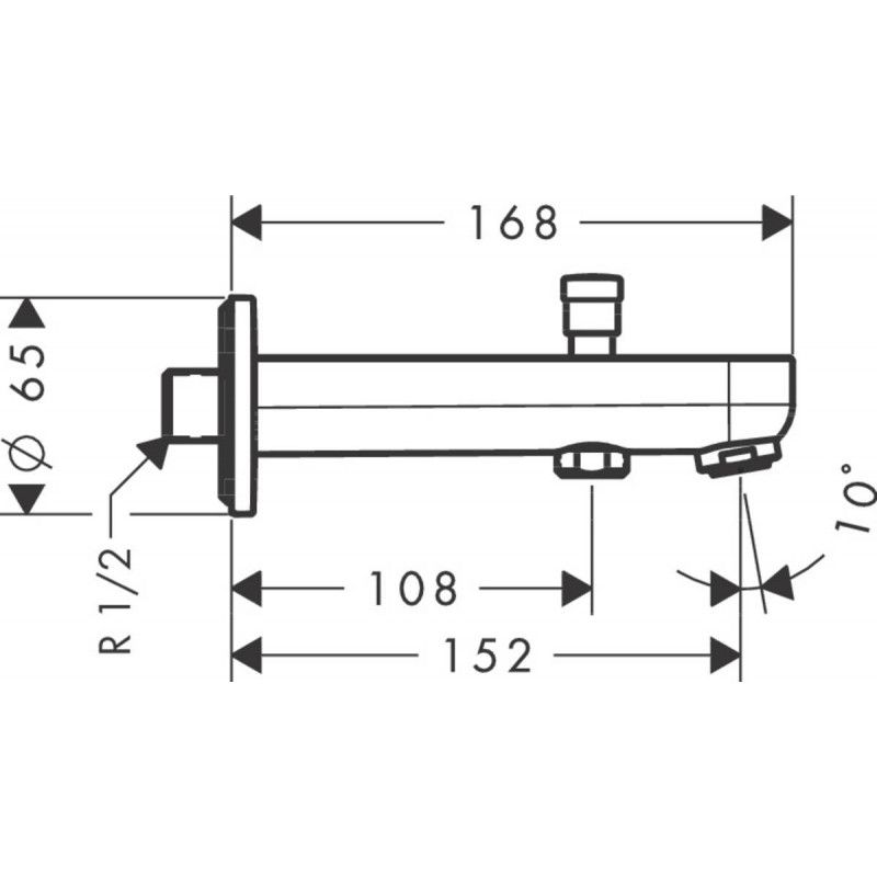 Душевая система скрытого монтажа Hansgrohe Ecostat E 20190005 техническая схема 5
