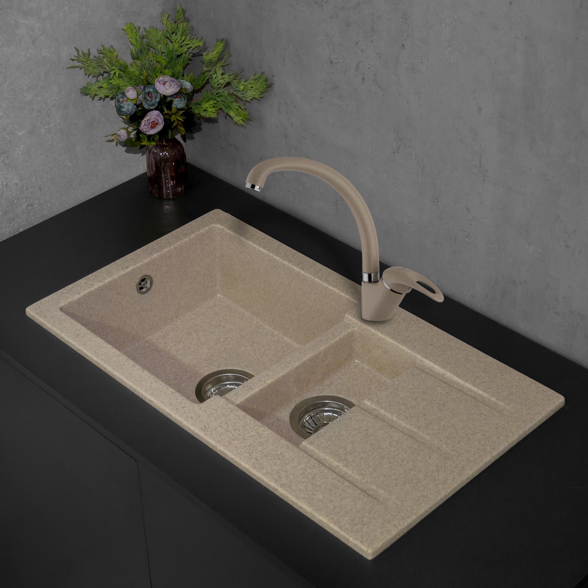 Кухонна мийка Fancy Marble Alabama 206080007