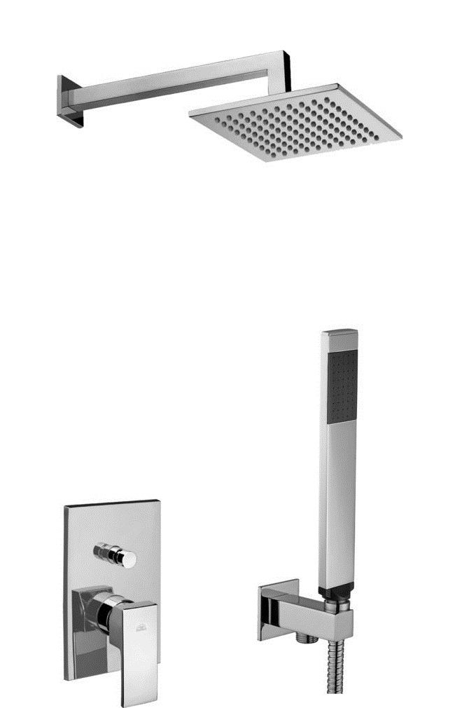 Душова система прихованого монтажу Paffoni Level KIT LES015 CR / M