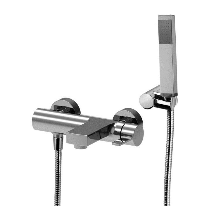 Змішувач для ванни з ручним душем Paffoni Rock RO 023 CR