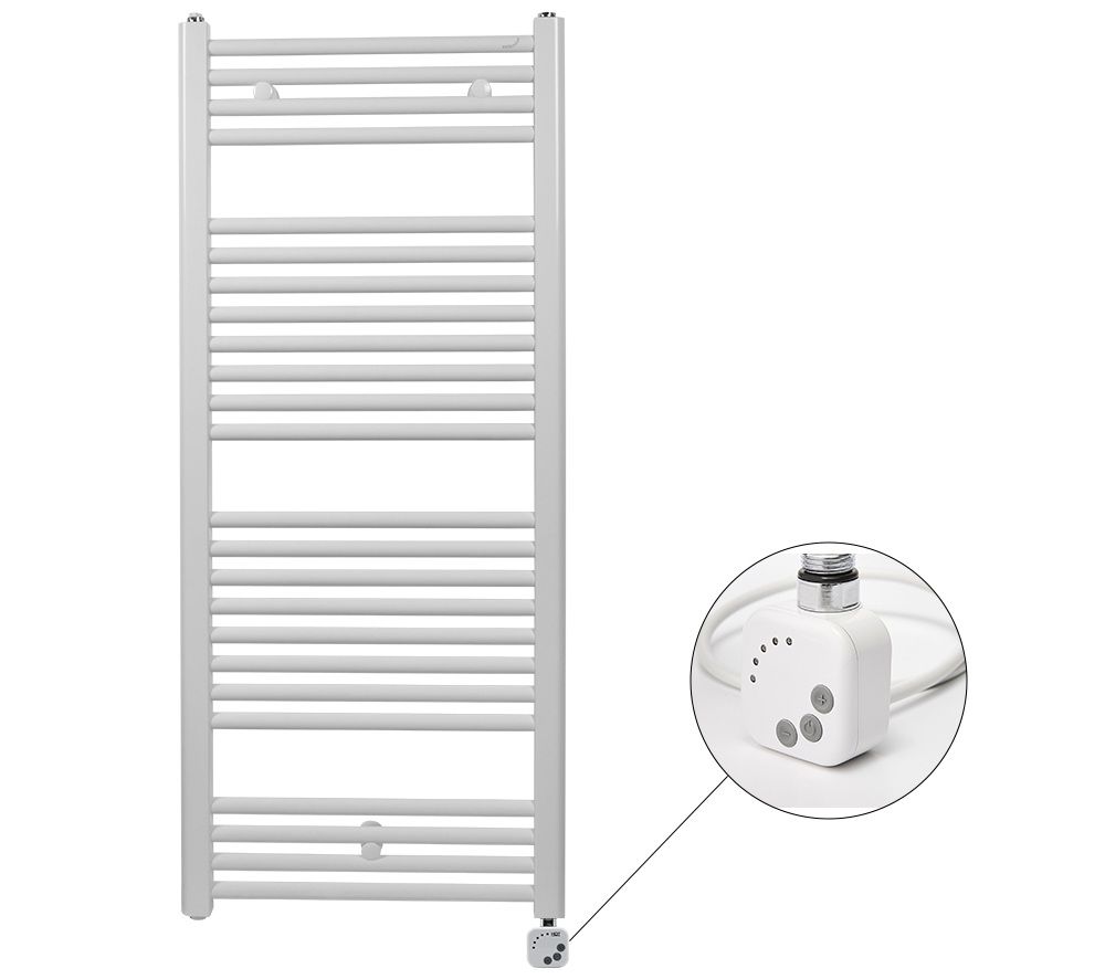 Електрична сушарка для рушників Zehnder Virando AB-120-050-9016-HEC-SC