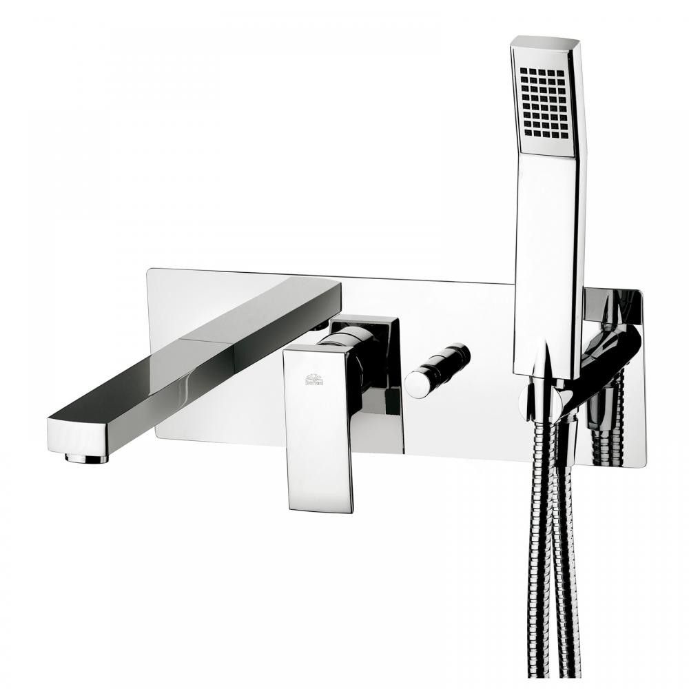 Настінний змішувач для ванни з ручним душем Paffoni Elle EL 001 CR