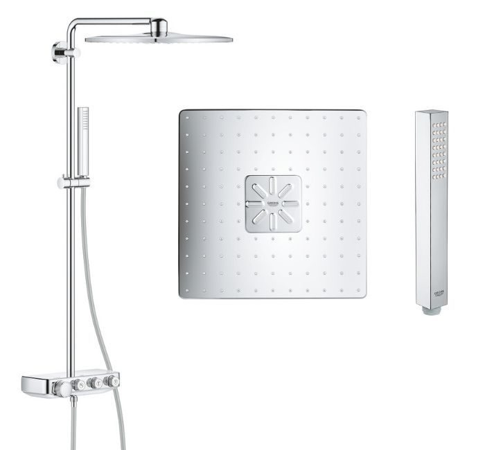Душова система Grohe Euphoria SmartControl System 310 Cube Duo з термостатом 26508000