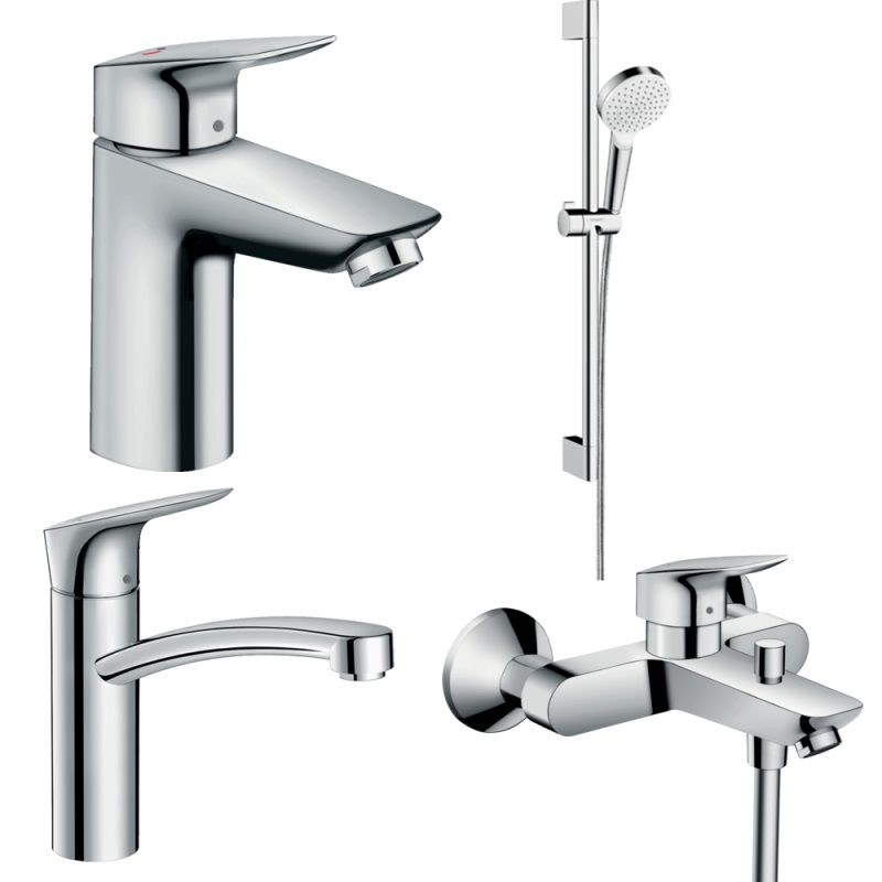 Набір змішувачів для ванни Hansgrohe Logis 20200000