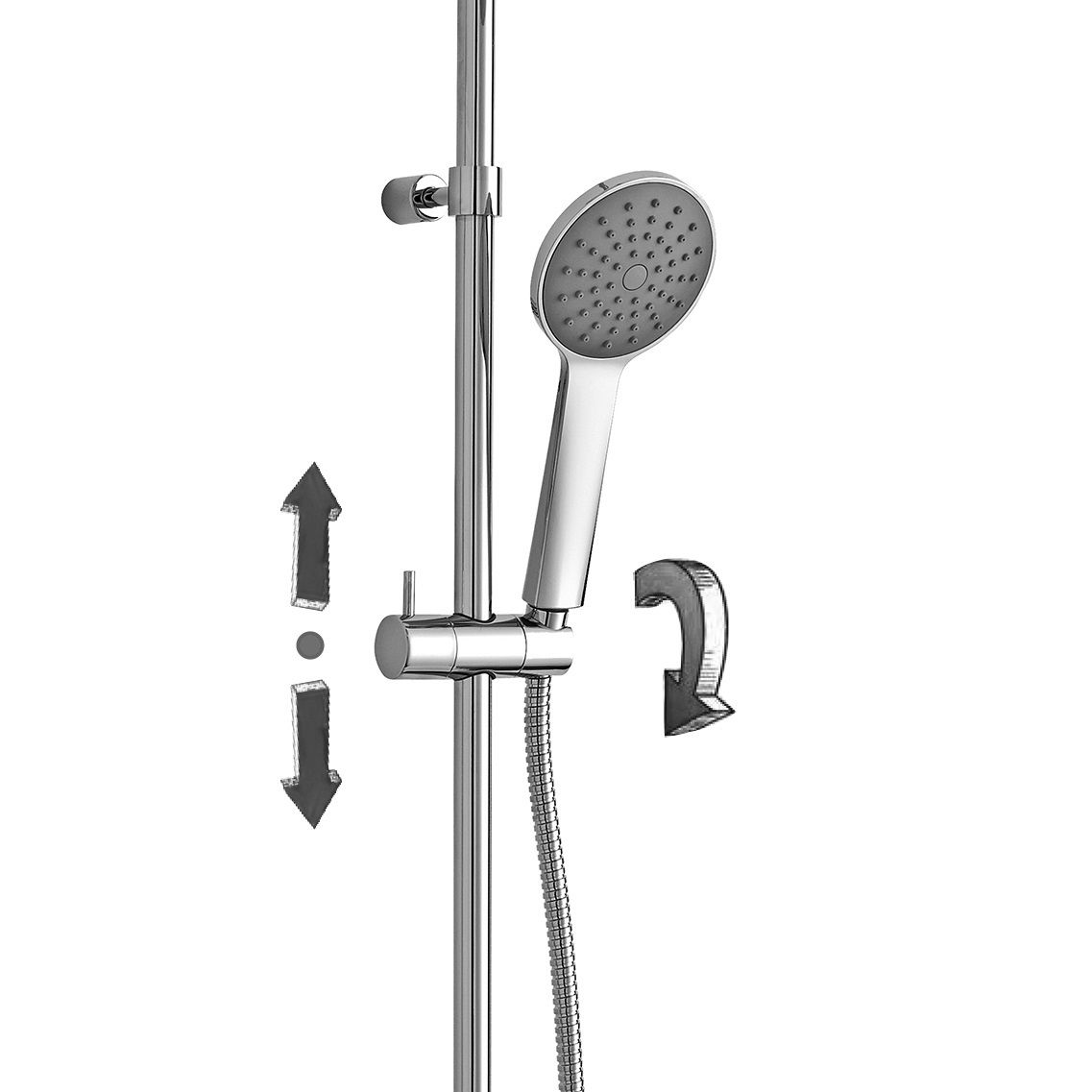 ціна Душова система Paffoni Birillo Fix ZCOL 685LIQ CR