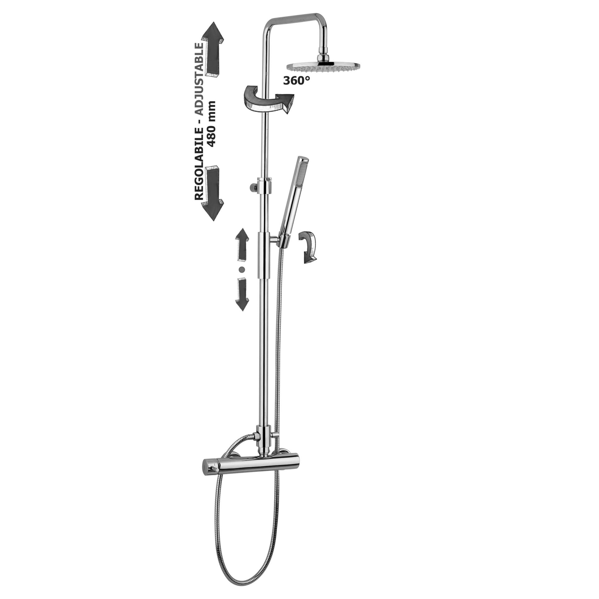 купити Душова система Paffoni Level Plus ZCOL 601 CR